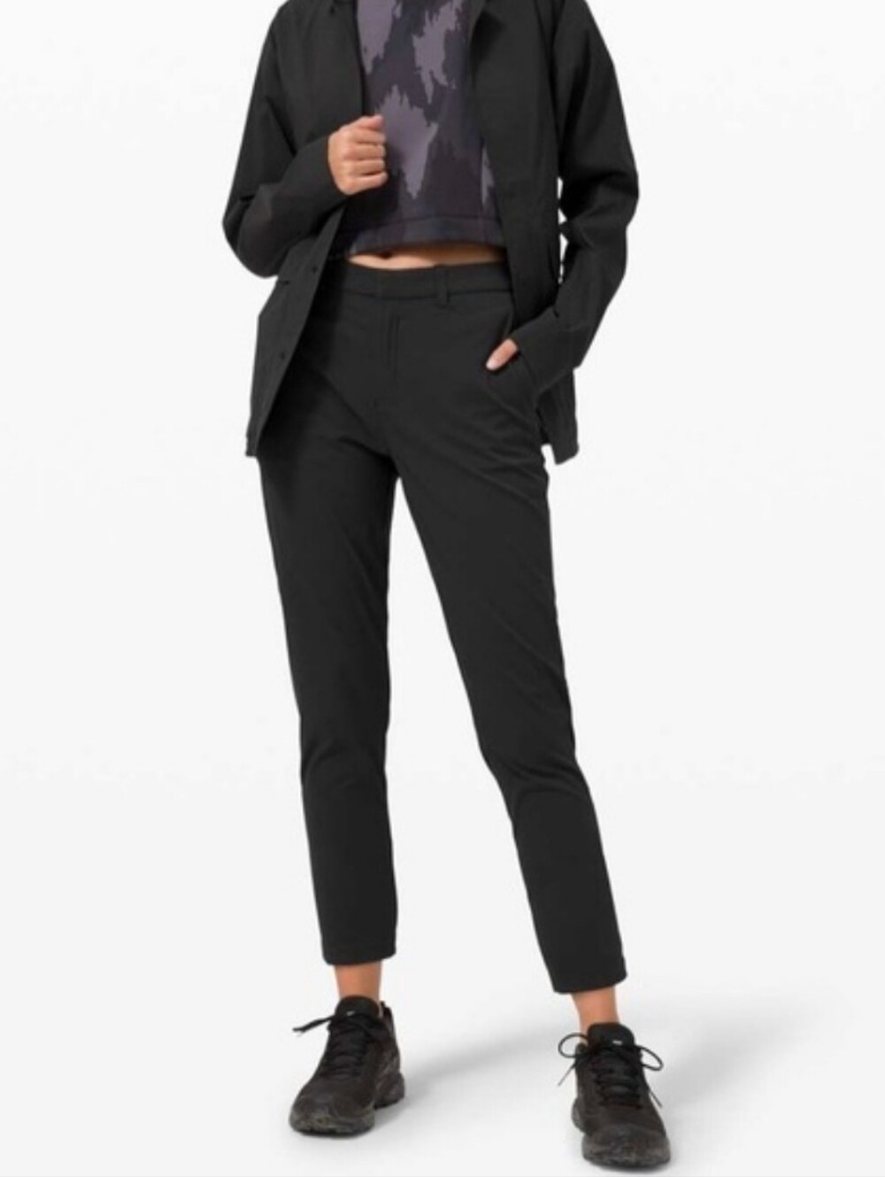Lululemon Take The Moment Pants Robert Geller 6 Black NWT Athleisure